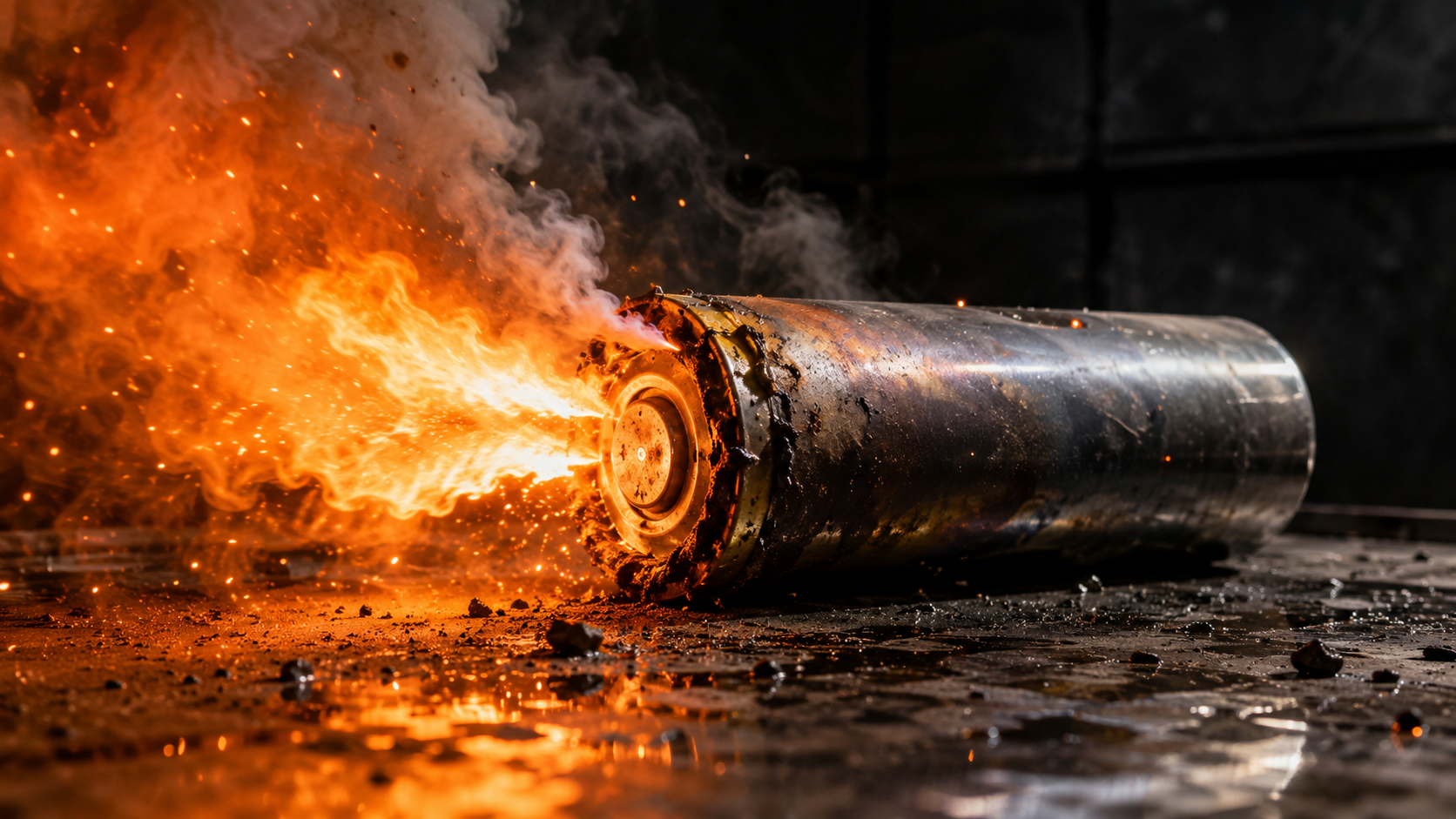 Thermal runaway — mechanizm kaskadowy, którego nie zatrzyma gaśnica
