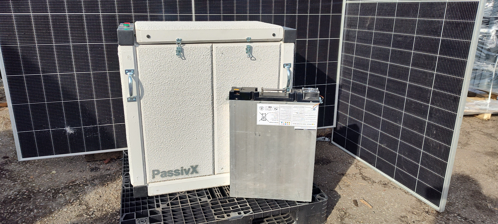 PassivX PX-UNIT-30 nameplate close-up