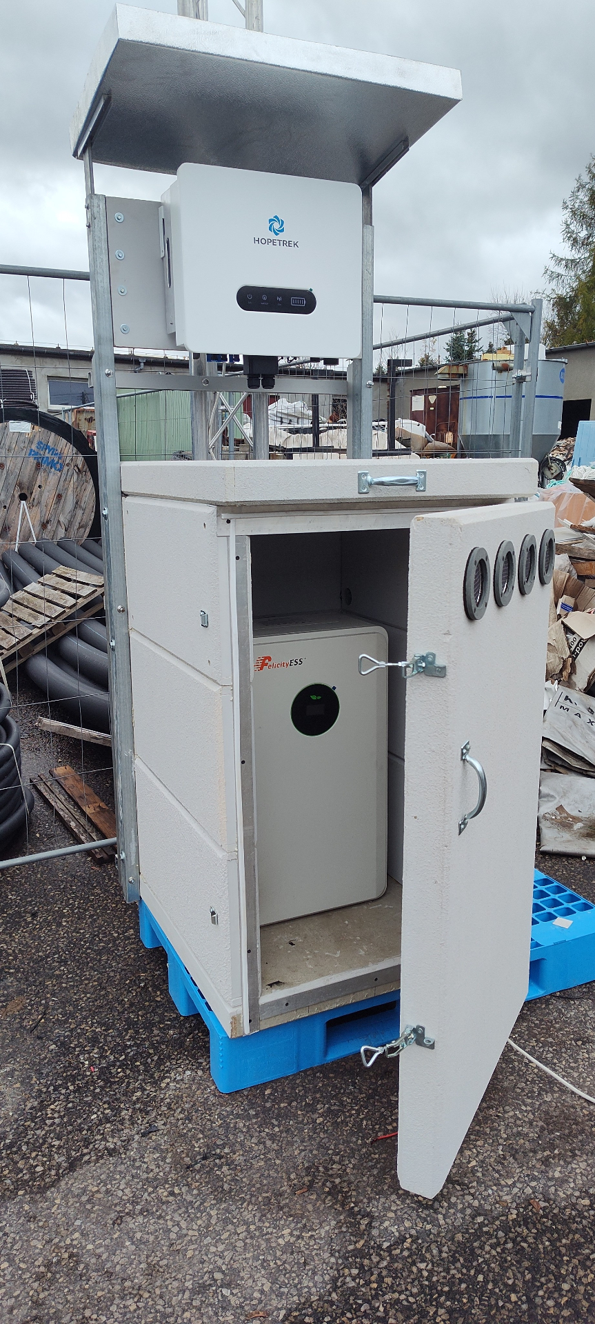 PassivX Unit 1 open with battery